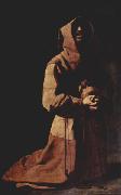 Knieender Hl. Franziskus Francisco de Zurbaran